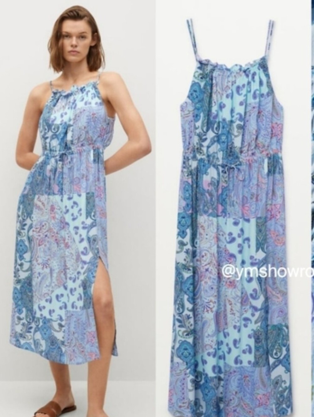 MANGO Paisley Dress